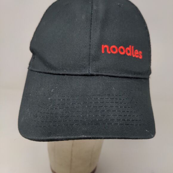 Unbranded Men's Strapback Mesh Back Hat Black OSFA Noodles Love Life Logo - Picture 6 of 13